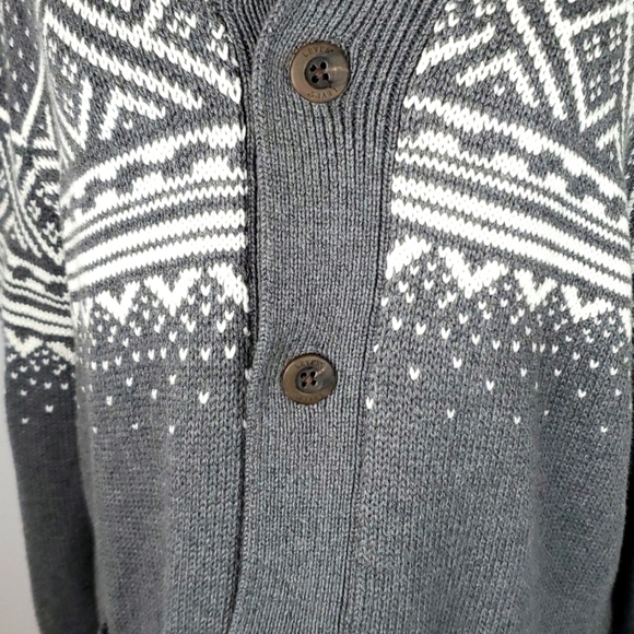 🆕️Levi's Cotton Knit Button Cardigan Winter Size Large - Picture 3 of 6